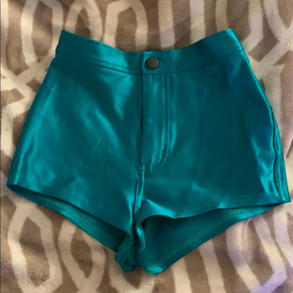American Apparel High-Waisted Disco Shorts